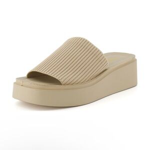 Cushionaire Pim Knit Platform Sandal